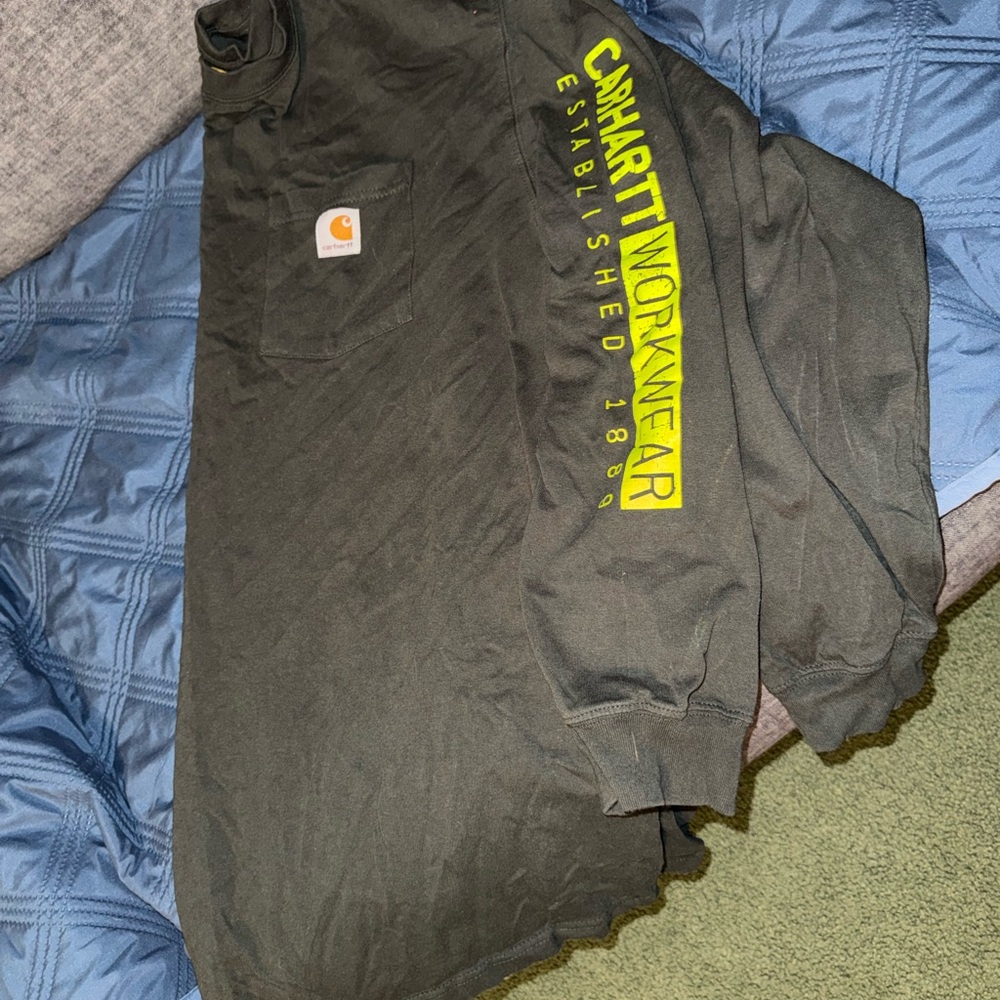 Carhartt Men's Olive Long Sleeve Tee